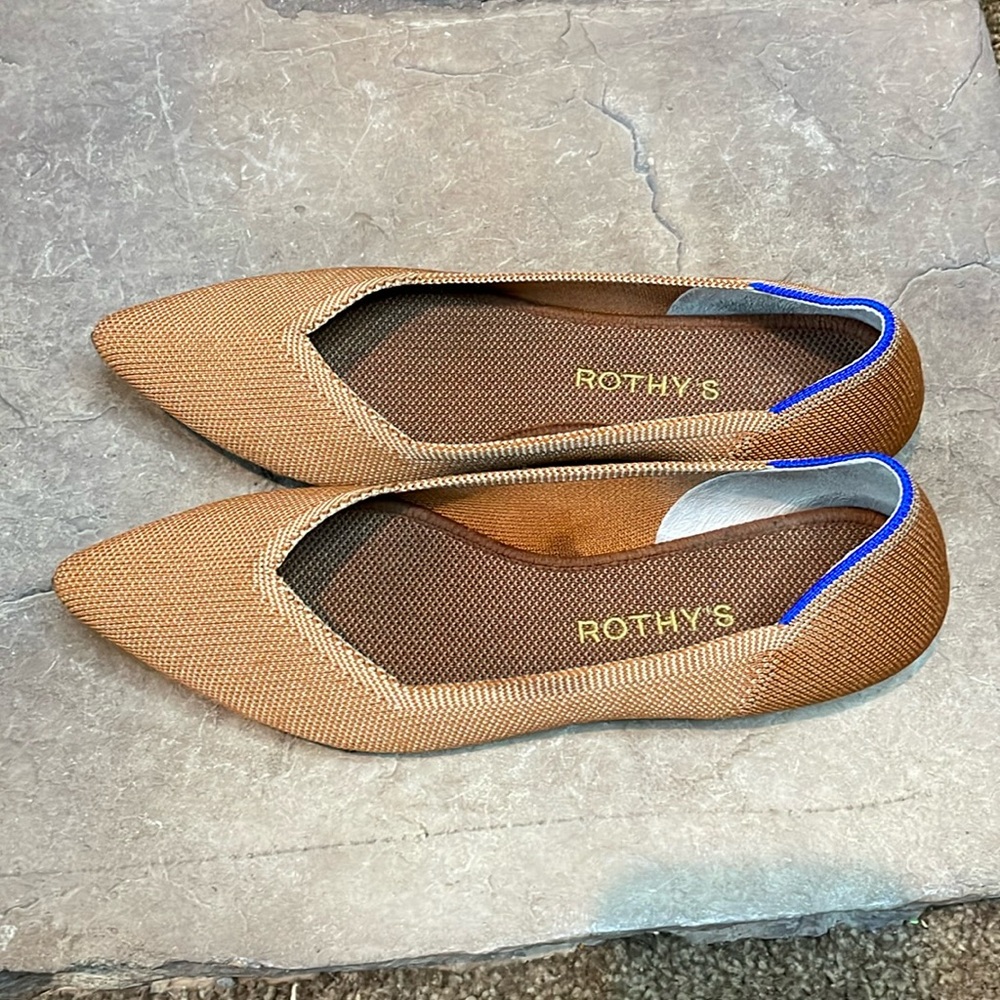 Rothy’s The Point Fawn Size 7 - image 3